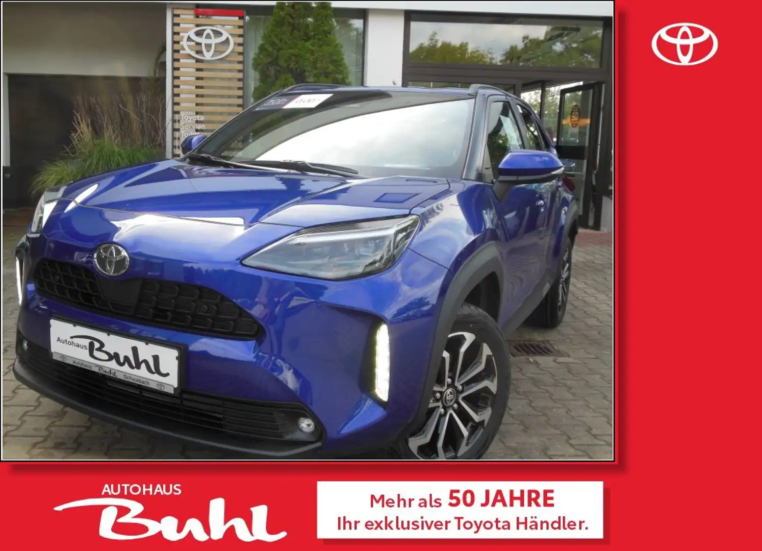 Toyota Yaris Cross Hybrid 130 1.5 VVT-i Teamplayer* m. Safety+Winter Blau - 1