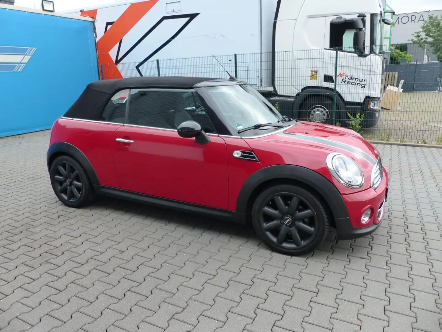 MINI Cooper Cabrio .KLIMA.PDC.FHEL.TEMPOMAT Klima Einparkhilfe Rouge - 2