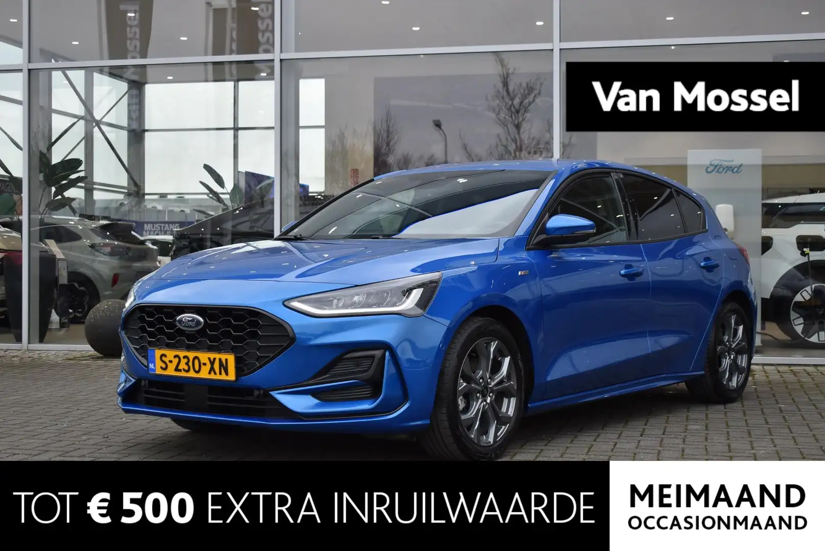 Ford Focus 1.0 EcoBoost Hybrid ST Line | Adaptieve Cruise Con Azul - 1