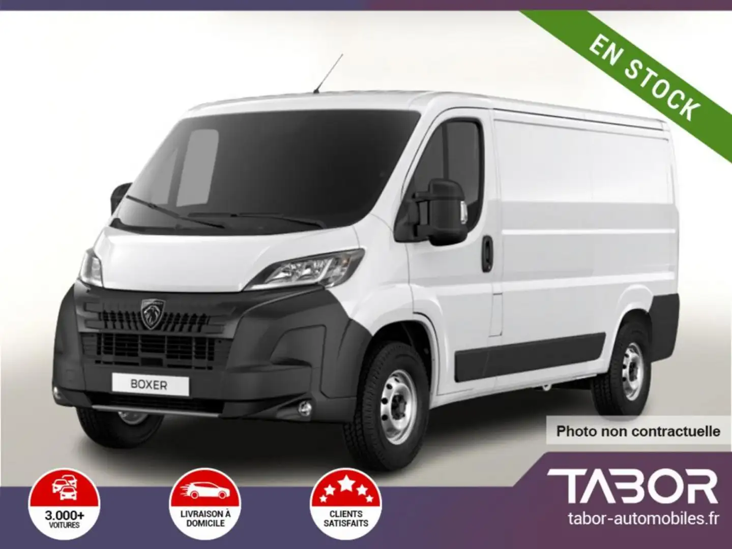 Peugeot Boxer 330 2.2 BlueHDi 140 L2H1 VisibP Blanc - 1