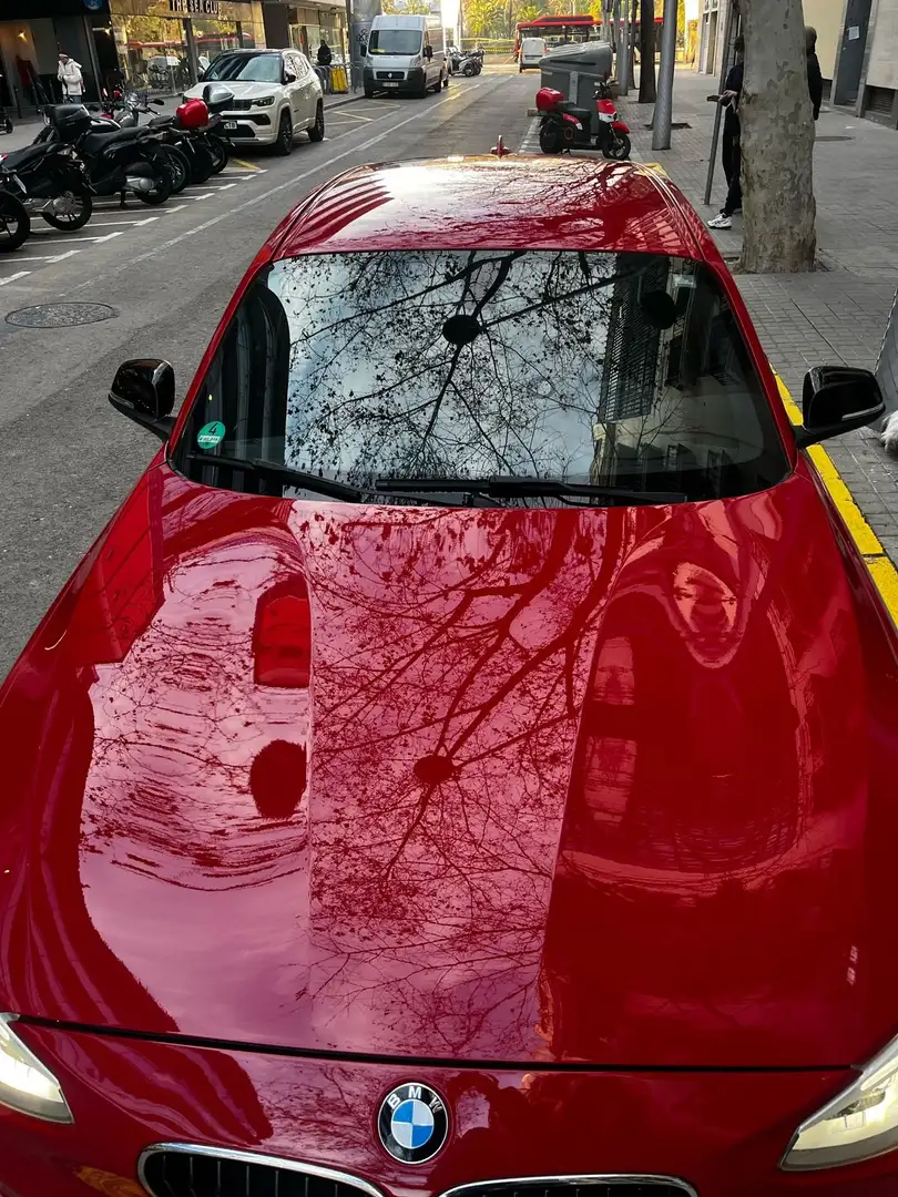 BMW 120 120d Aut. BluePerformance Sport Line Rot - 1