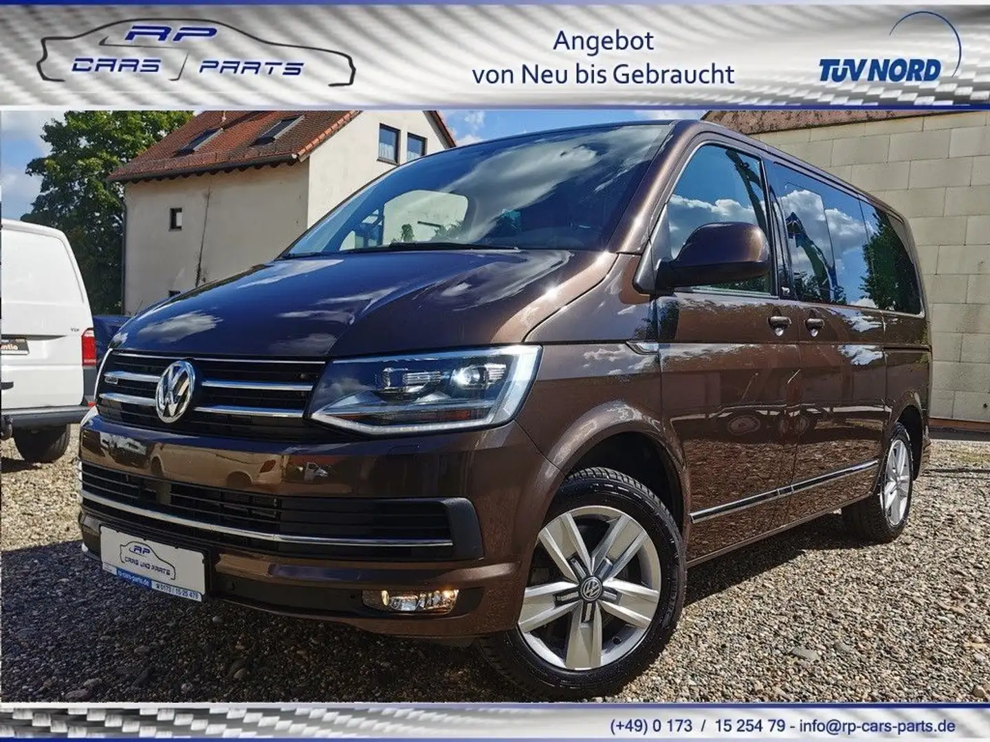 Volkswagen T6 Transporter T6 Multivan Highline Gen Six#4Motion#LED#Zusat#S Braun - 1