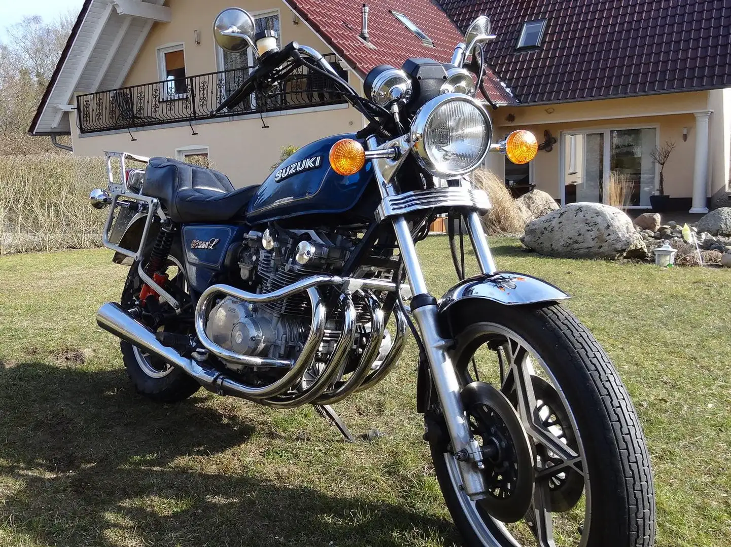 Suzuki GS 550 L Azul - 2