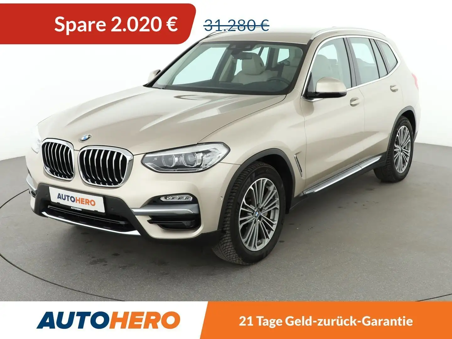 BMW X3 xDrive 30i Luxury Line Aut.*NAVI*LED*HUD*TEMPO*CAM Gelb - 1