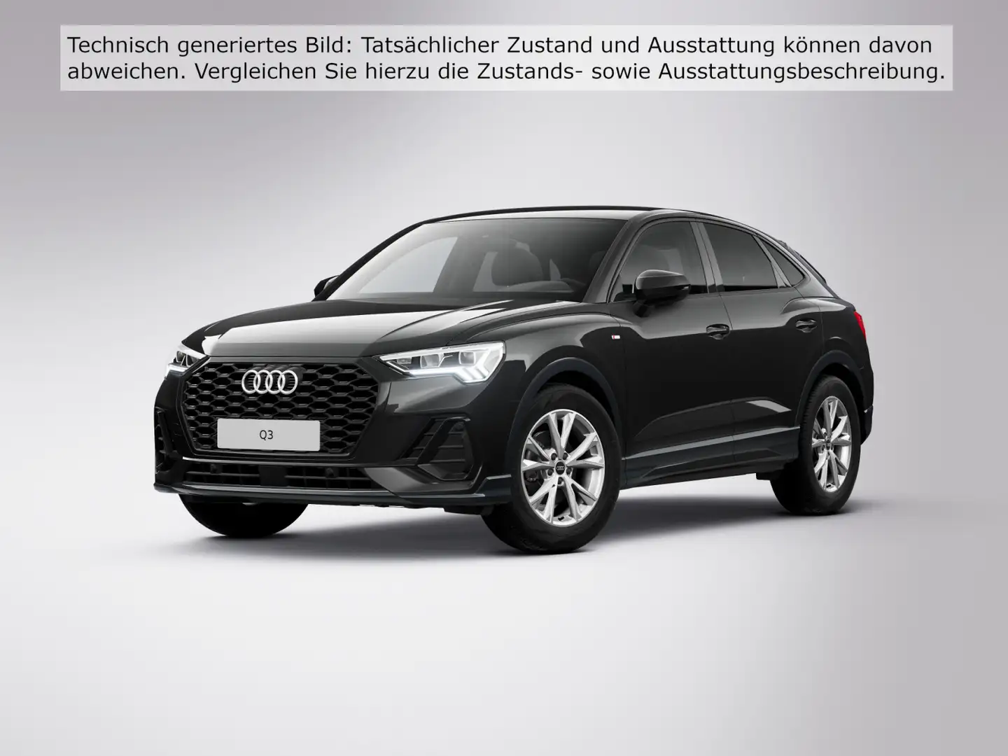 Audi Q3 S line 35 TDI S tronic Schwarz - 2