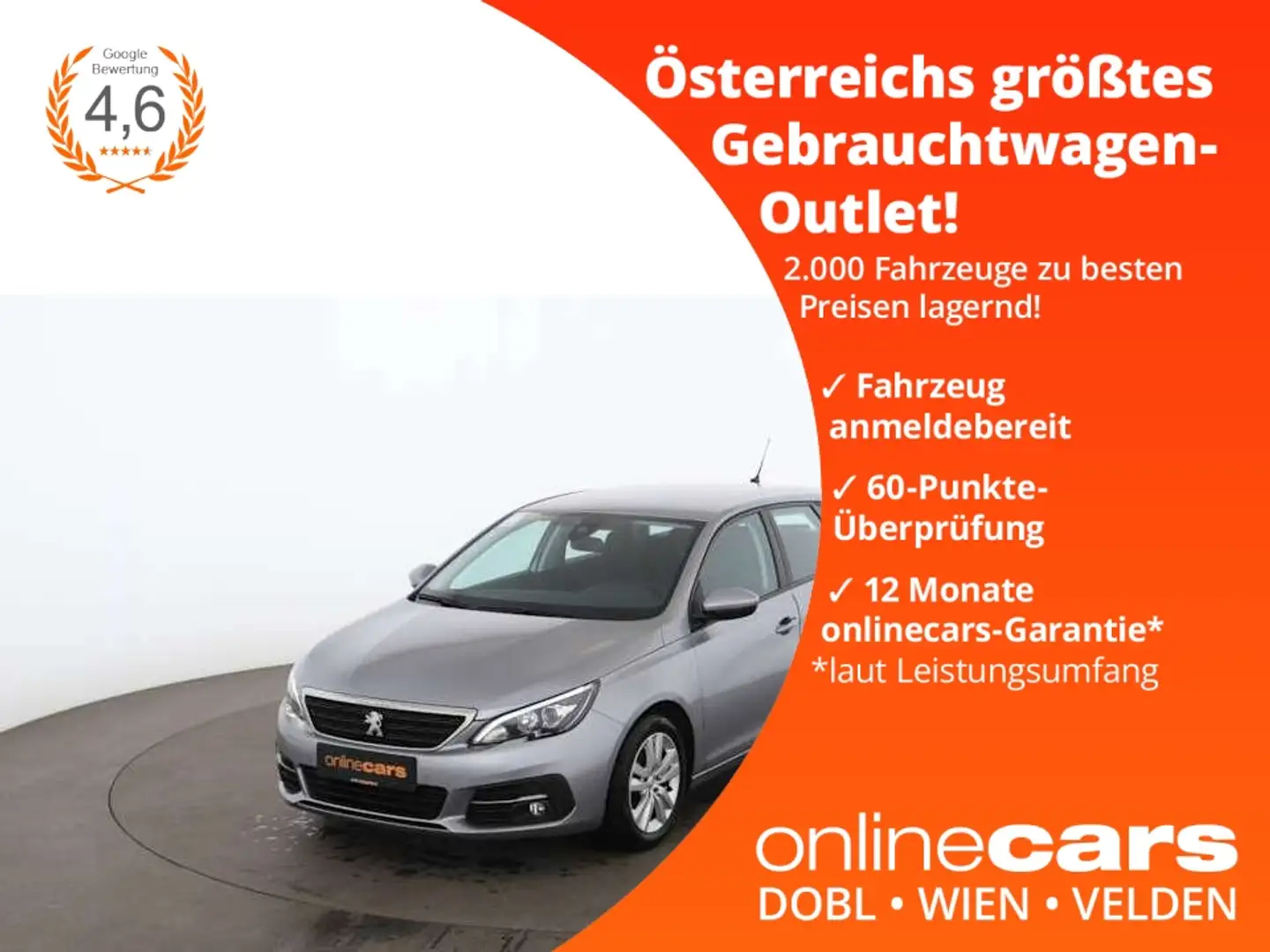Peugeot 308 SW 1.5 BlueHDi 130 Active Business NAVI TEMP Grau - 1