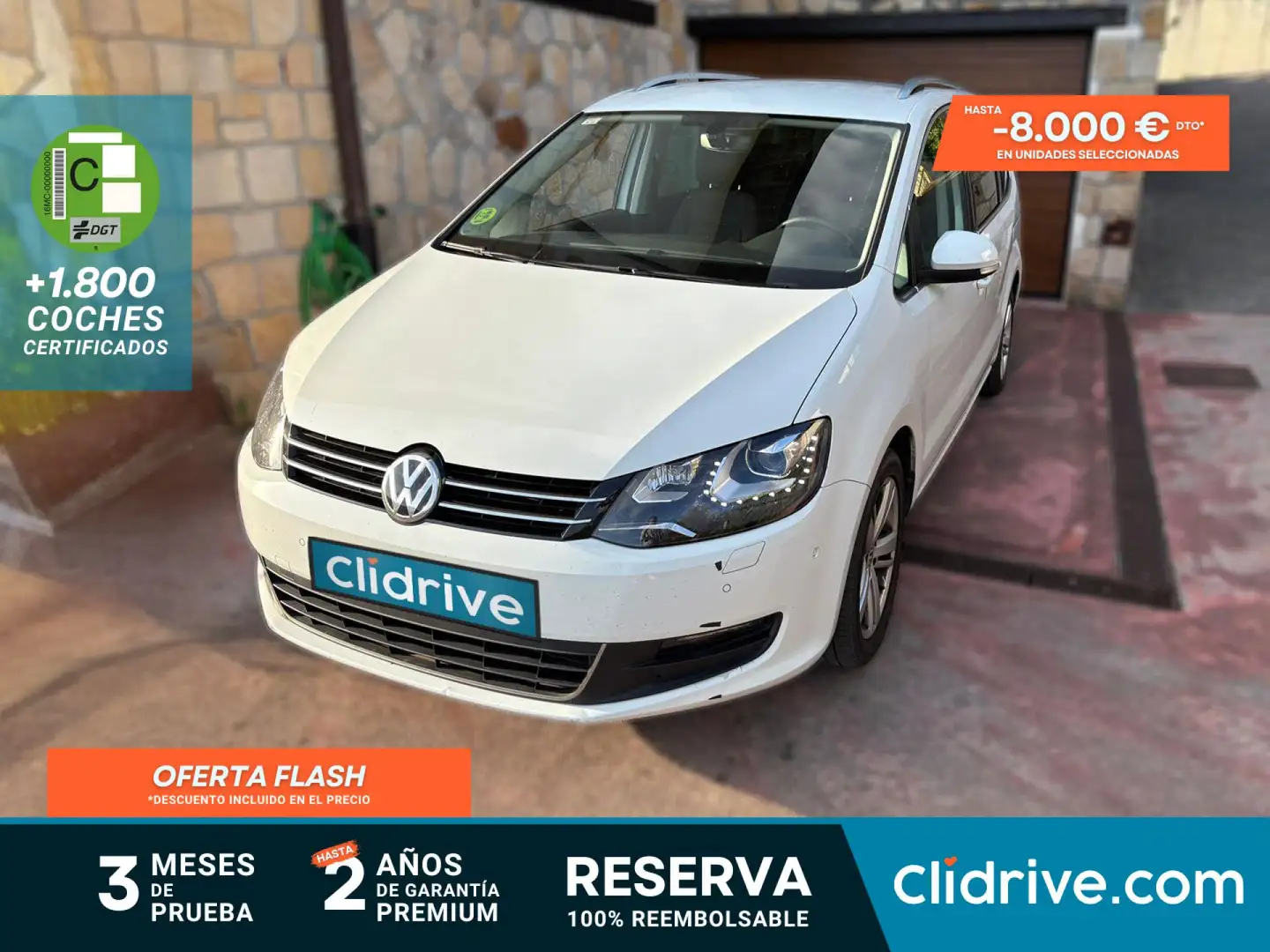 Volkswagen Sharan 2.0TDI Sport 135kW White - 1