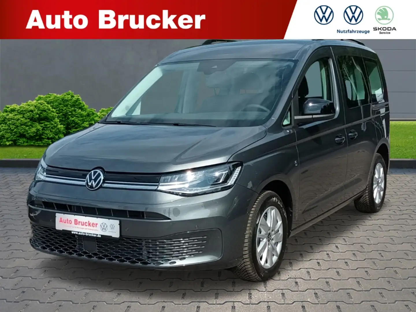 Volkswagen Caddy Life 5-Sitzer+Parklenkassistent+Tempomat+Totwinkel Grau - 1