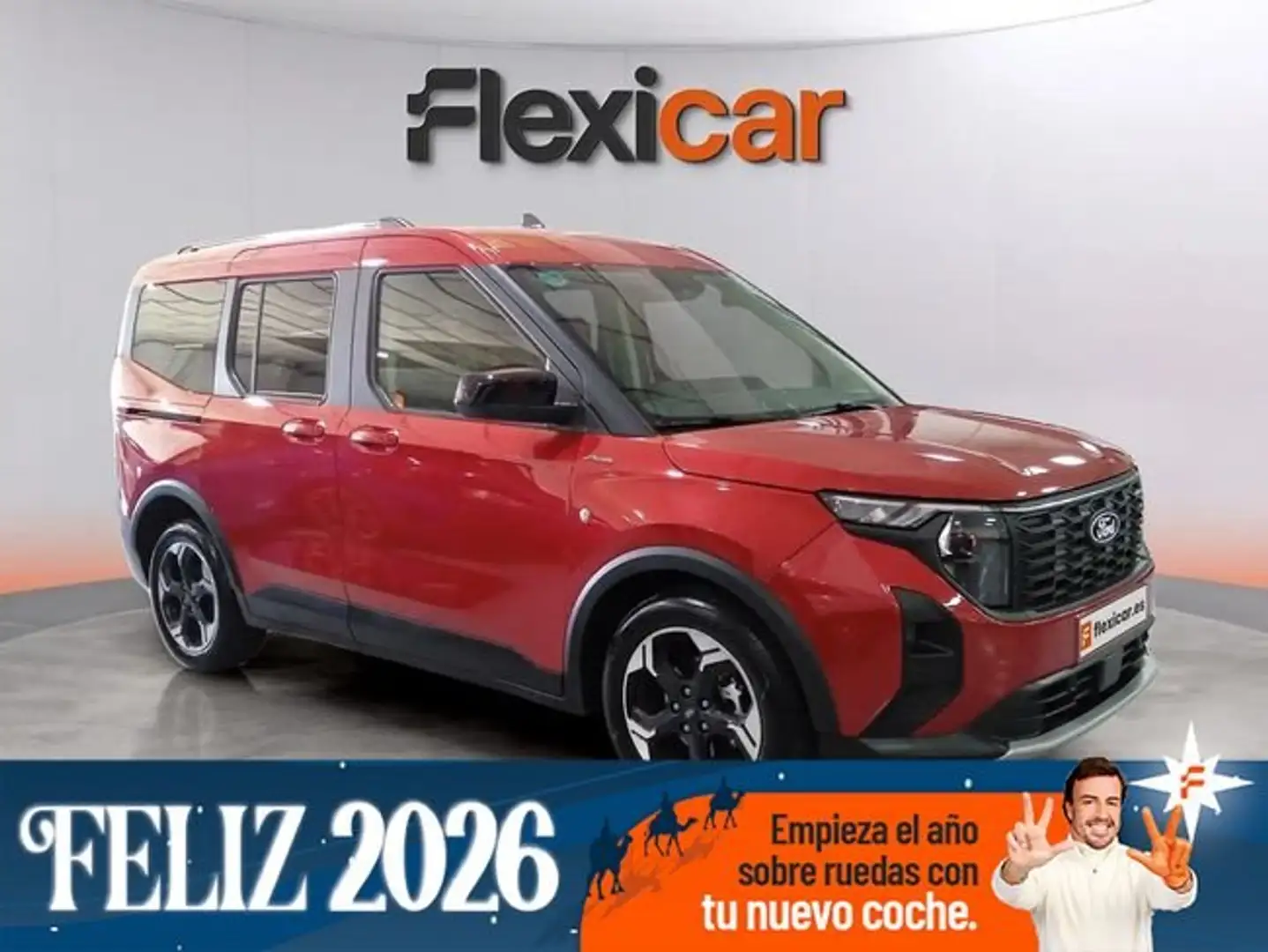 Ford Tourneo Courier 1.0 Ecoboost Titanium Aut. Rouge - 1