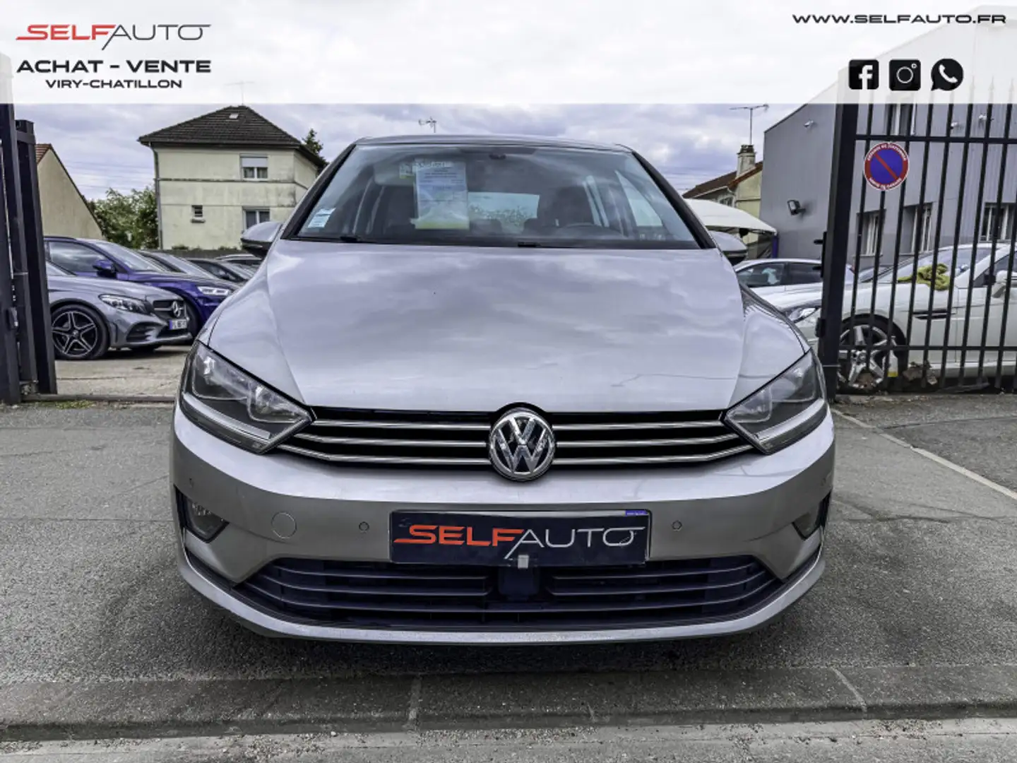 Volkswagen Golf Sportsvan 2.0 TDI 150CH BLUEMOTION TECHNOLOGY FAP CONFORTLIN Gris - 2