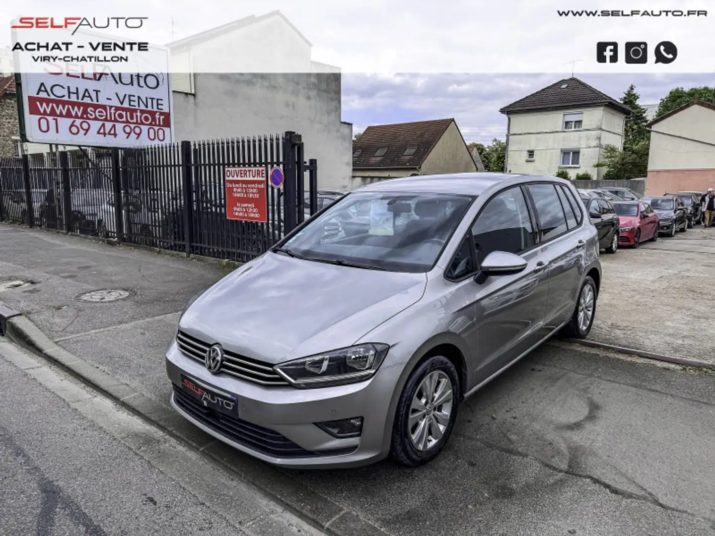 Volkswagen Golf Sportsvan 2.0 TDI 150CH BLUEMOTION TECHNOLOGY FAP CONFORTLIN Gris - 1