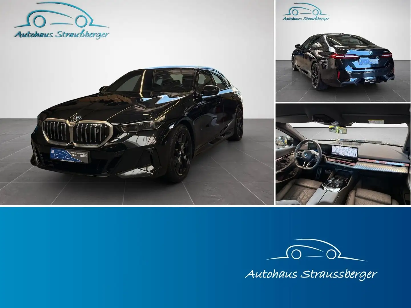 BMW i5 40e Lim. M Sport H/K SHZvr.+hi. belüft.Memory Schwarz - 1
