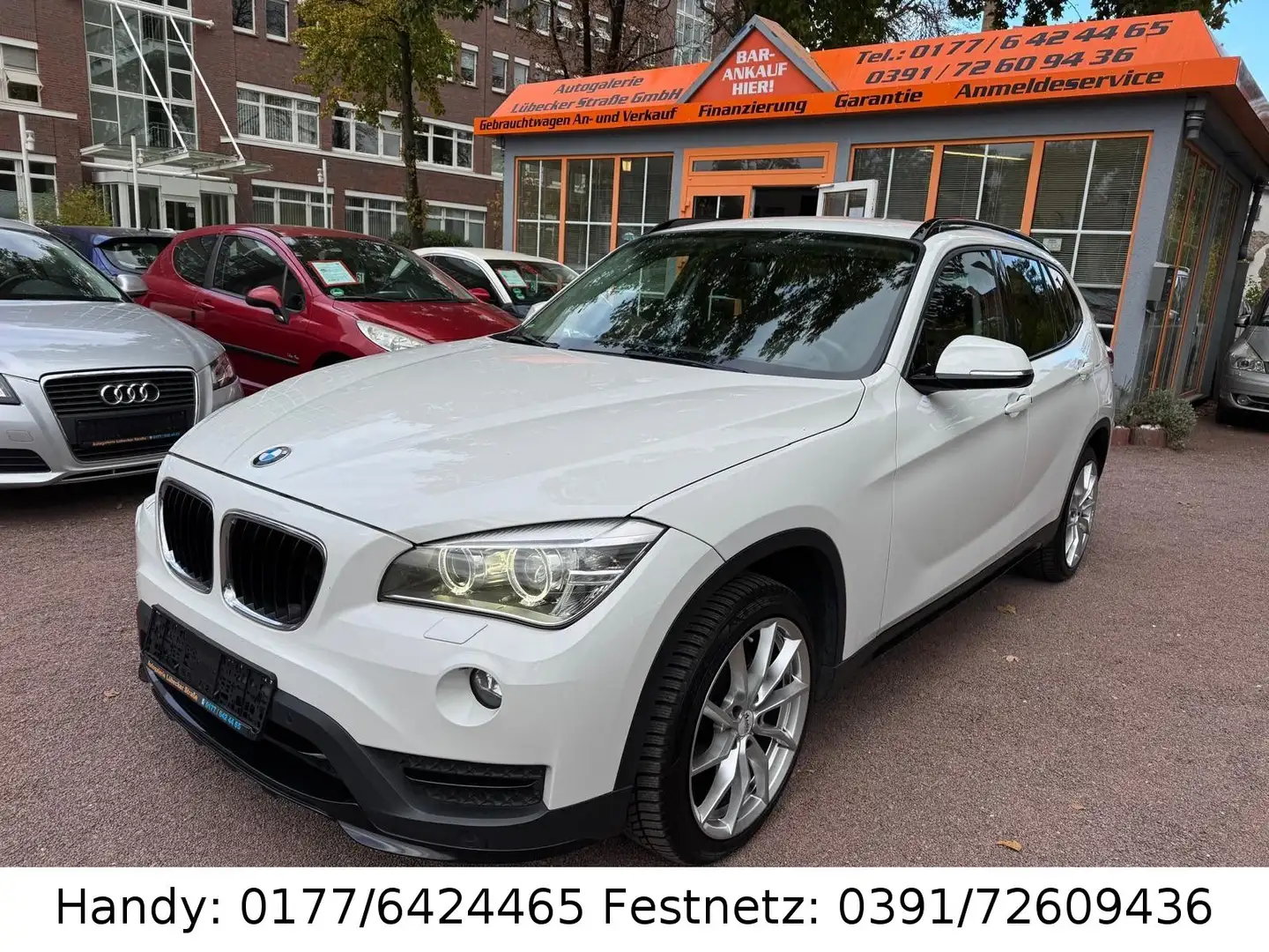 BMW X1 xDrive20d Sport Line 1.HAND/NAVI-PROF/SHZ/AHK Blanc - 1