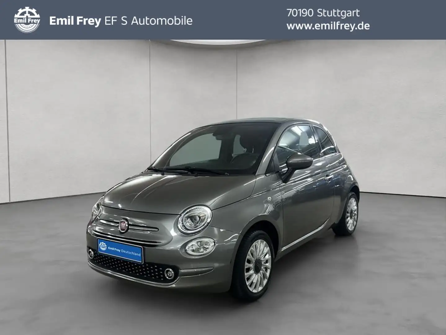 Fiat 500C Lounge Argent - 1