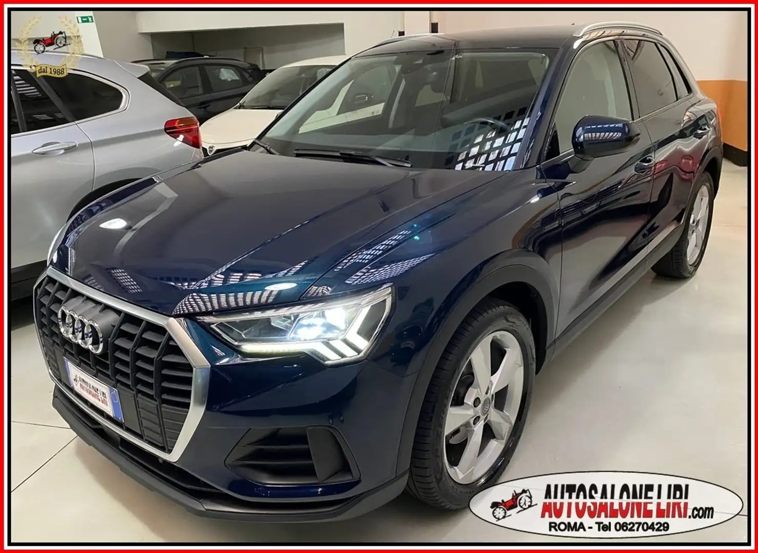 Audi Q3 35 2.0 Tdi 150cv Business Advanced S-tronic Bleu - 1