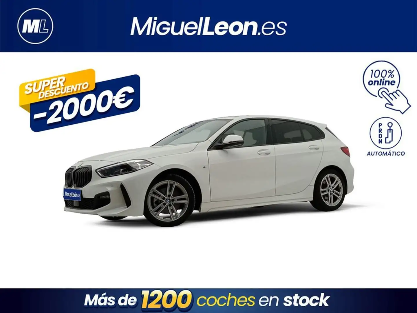 BMW 116 118i Blanc - 1