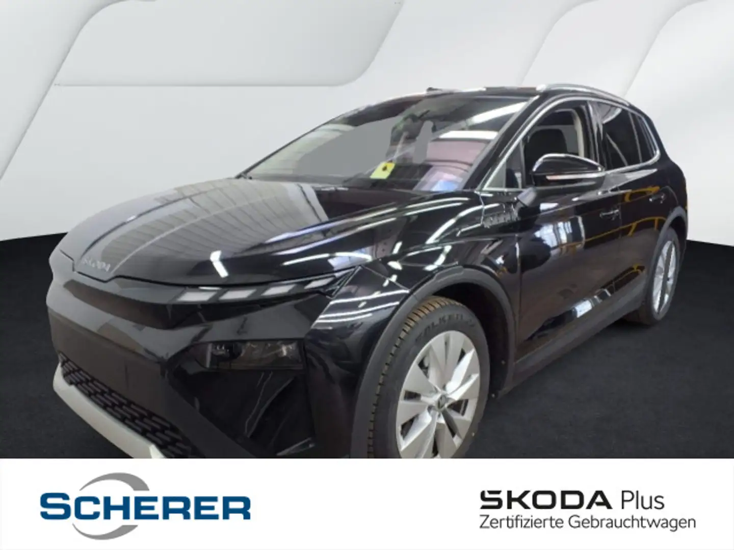 Skoda Elroq 85 Loft AHK Wärmepumpe Matrix SHZ Navi PDC Schwarz - 1