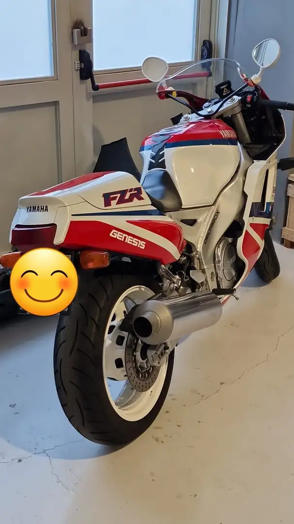 Yamaha FZR 1000 Bianco - 1