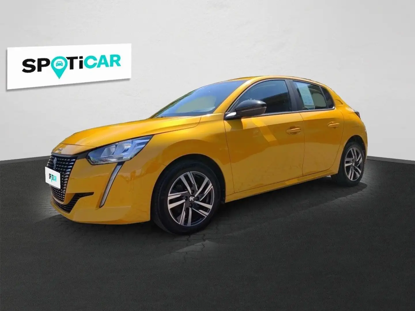 Peugeot 208 Active Pack Navi, Klima, Spurhalteassistent Gelb - 1