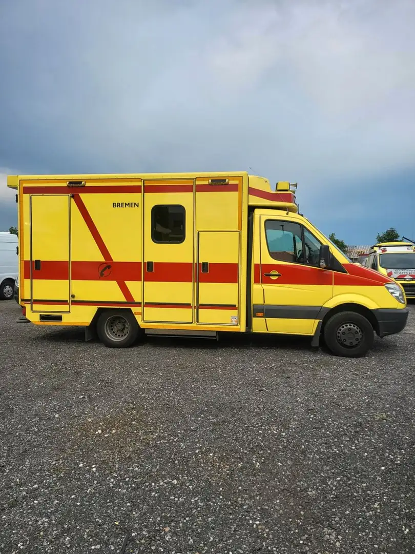 Mercedes-Benz Sprinter 514 RTW Rettungswagen STRYKER TRAGE+ST Gelb - 1