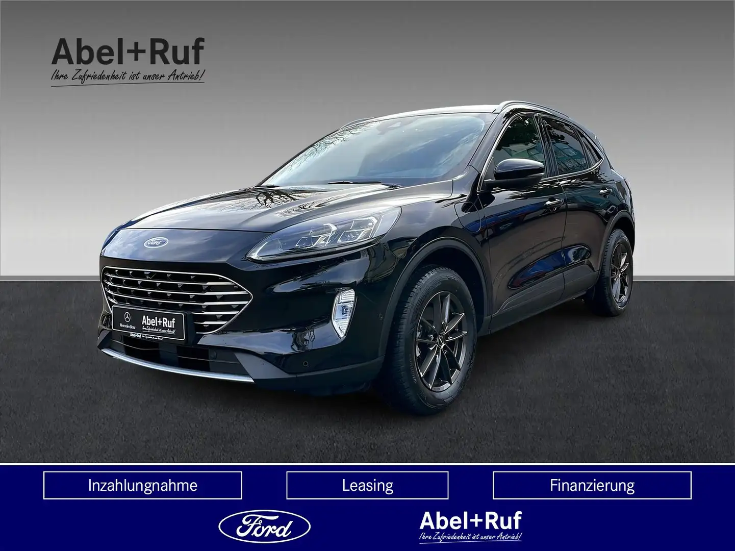 Ford Kuga Plug-In Hybrid Titanium X Kam+TotW+SHz+LrHz Noir - 1
