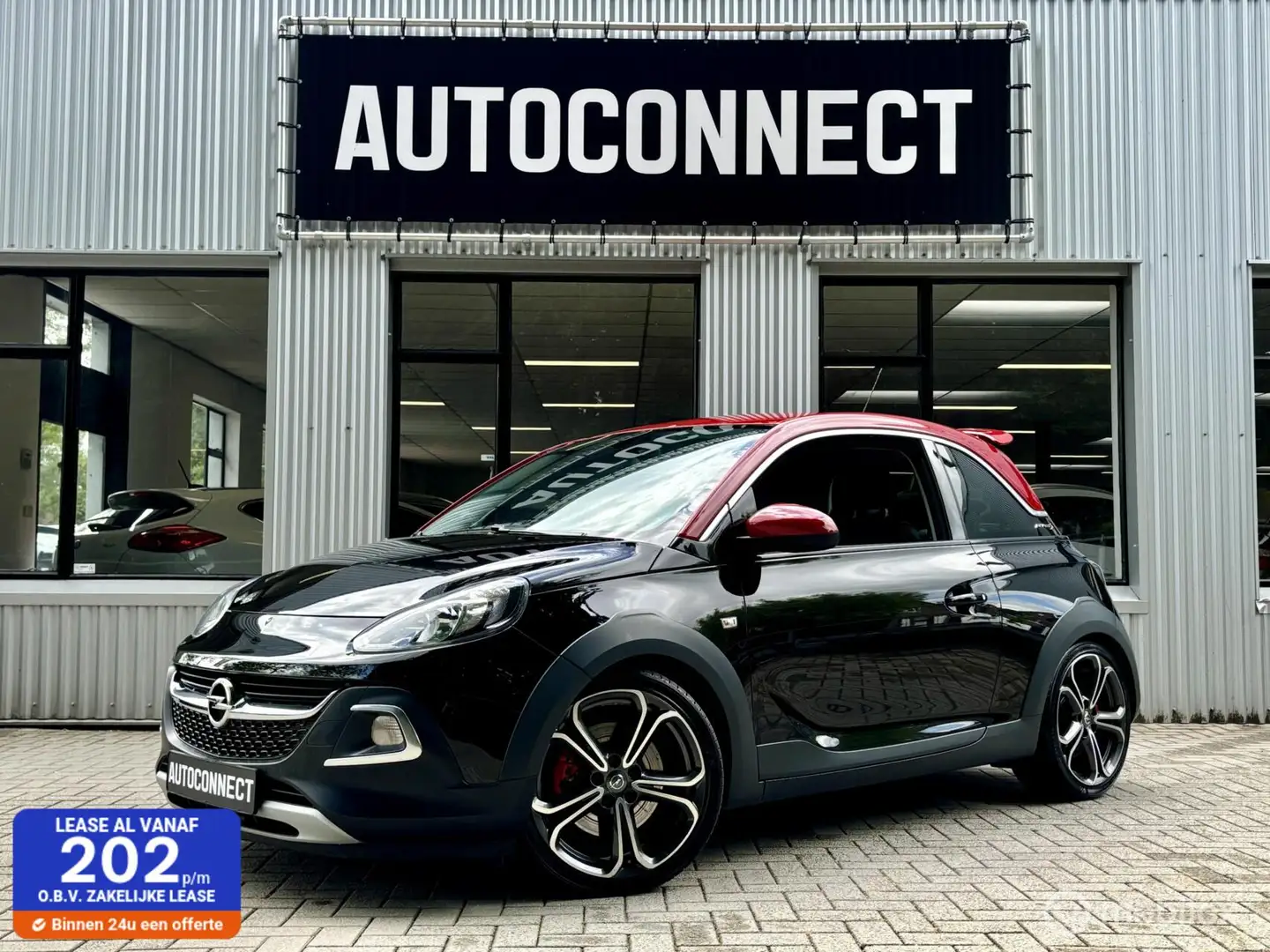 Opel Adam 1.4 Turbo Rocks S. 150 PK, CRUISE, PDC. Black - 1