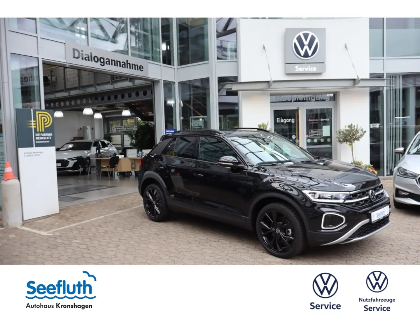 Volkswagen T-Roc 1.5 TSI DSG Black Style Pano AHK 19 ZollRFK Noir - 1