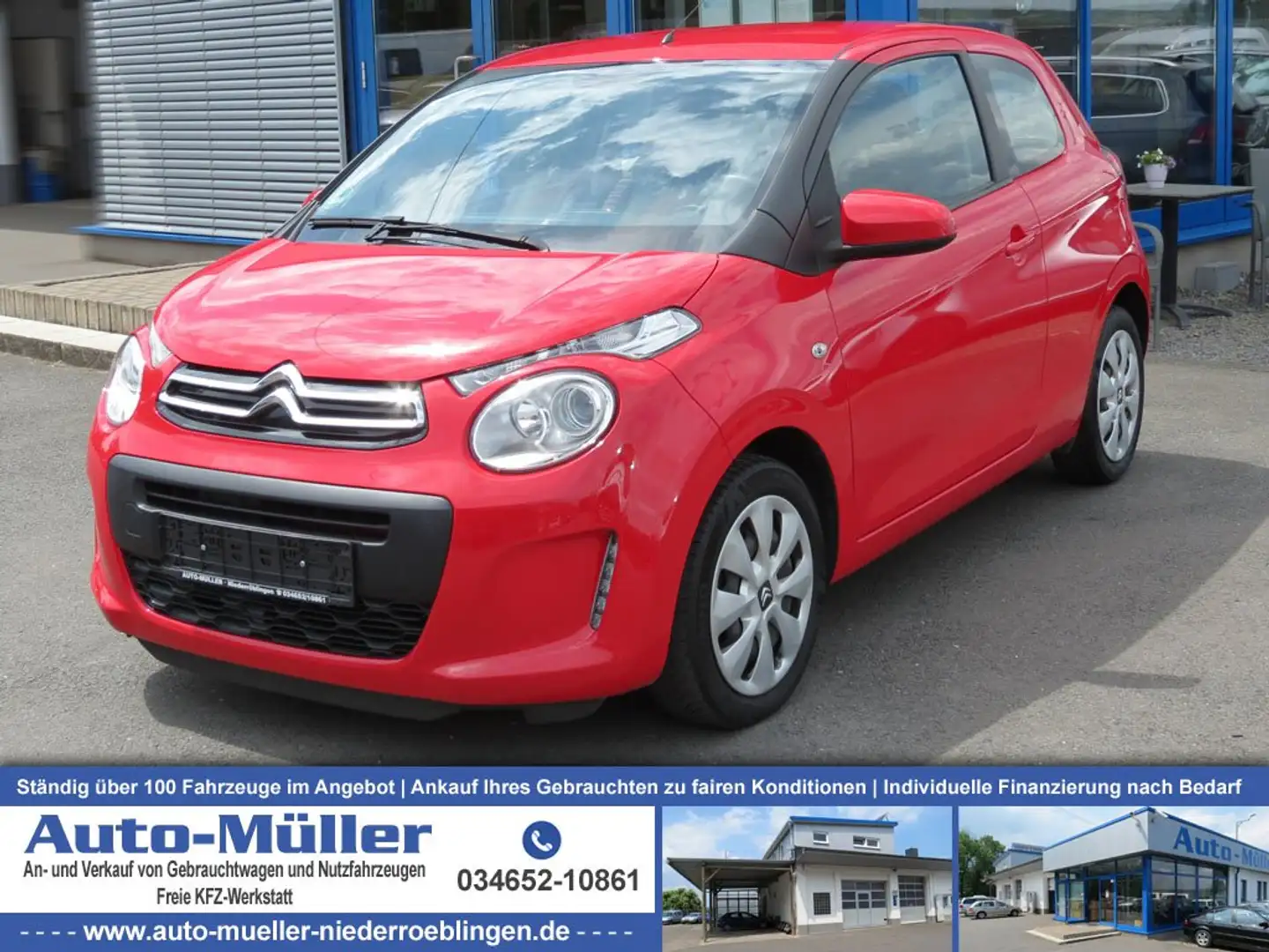 Citroen C1 Feel Klima Sitzheizung Rot - 1