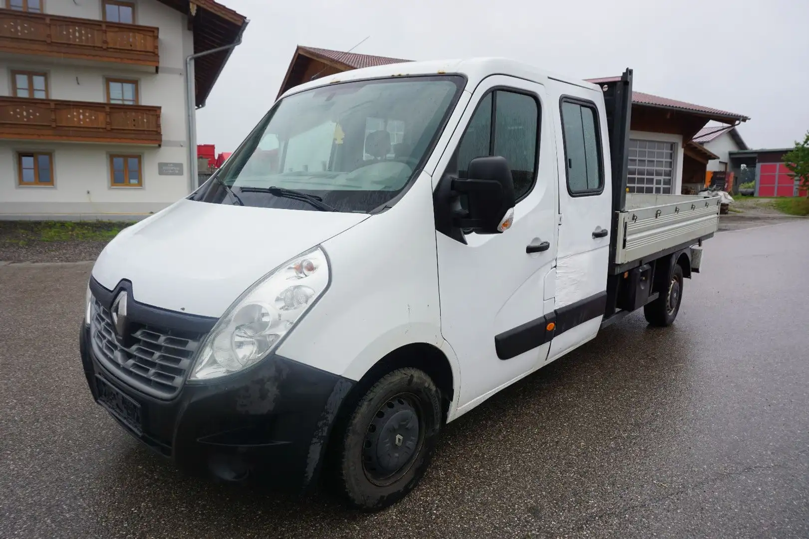 Renault Master DoKa Pritsche L3H1 3,5t Klima 7 Sitze/Tüv neu Blanco - 1