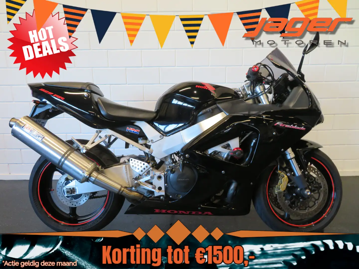 Honda CBR 900 RR FIREBLADE SPECIAL!! Zwart - 1