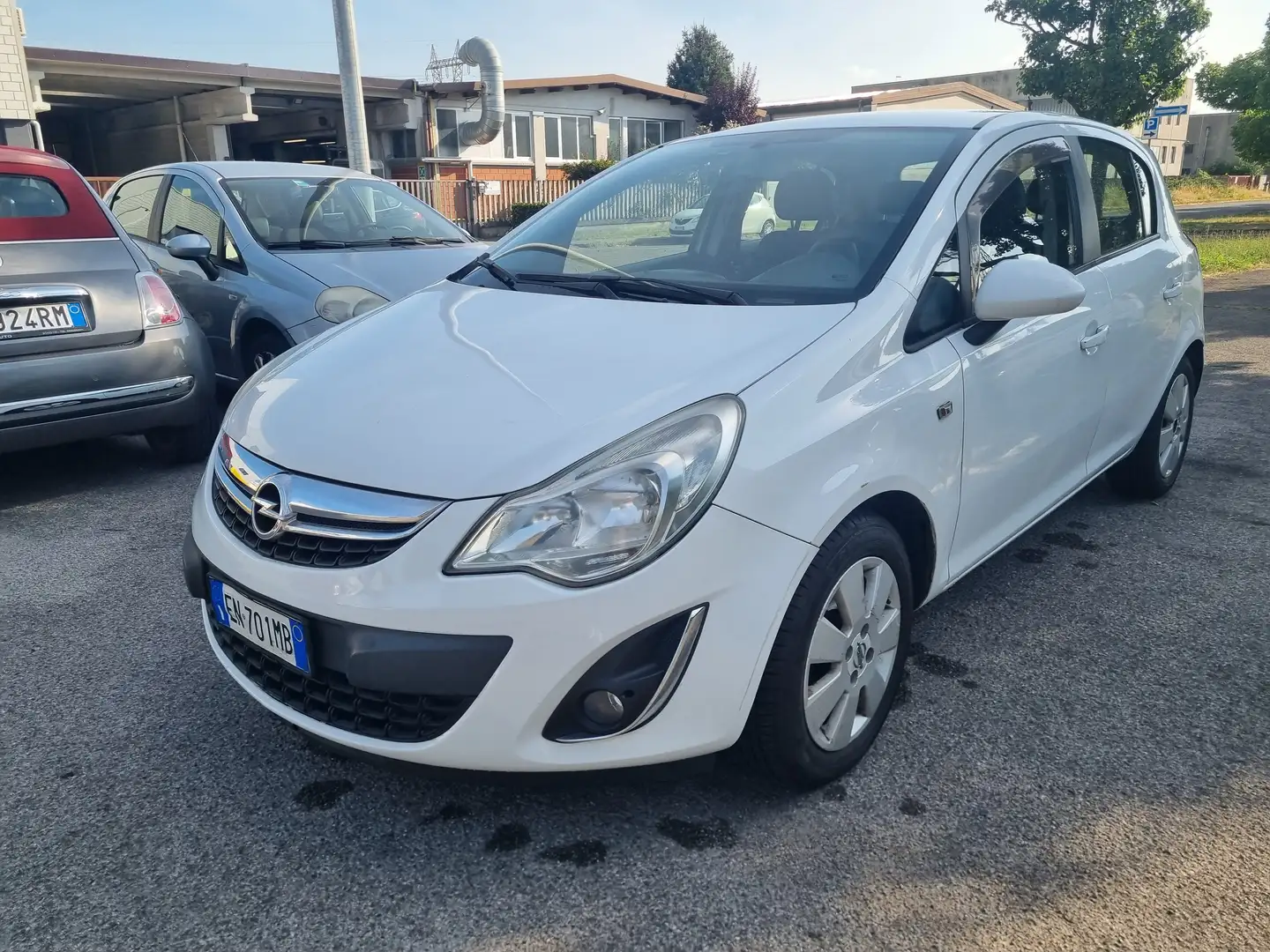 Opel Corsa Corsa IV 2010 5p 1.0 One c/clima Blanco - 1