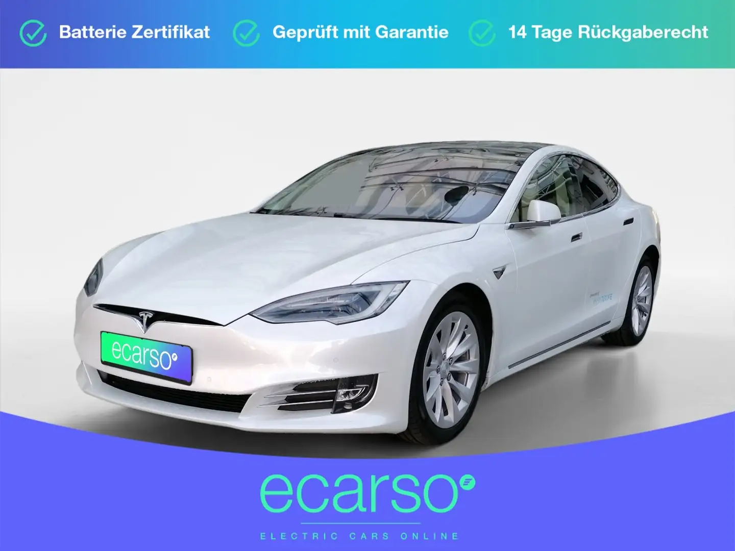 Tesla Model S Model S Standard Reichweite Blanc - 1