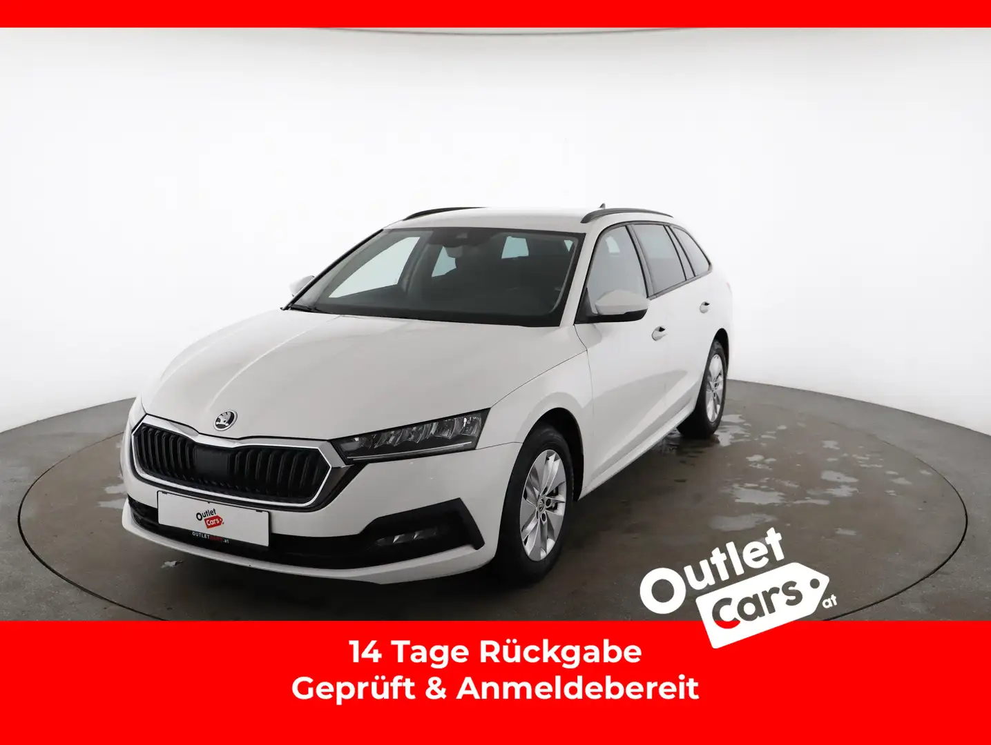 Skoda Octavia Combi 2.0 TDI Ambition AHK+LED+NAVI+LM Weiß - 1