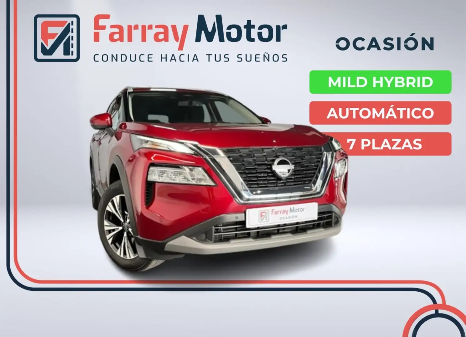 Nissan X-Trail 1.5 VC Turbo MHEV N-Connecta XTronic 4x2 7pl. Rojo - 1
