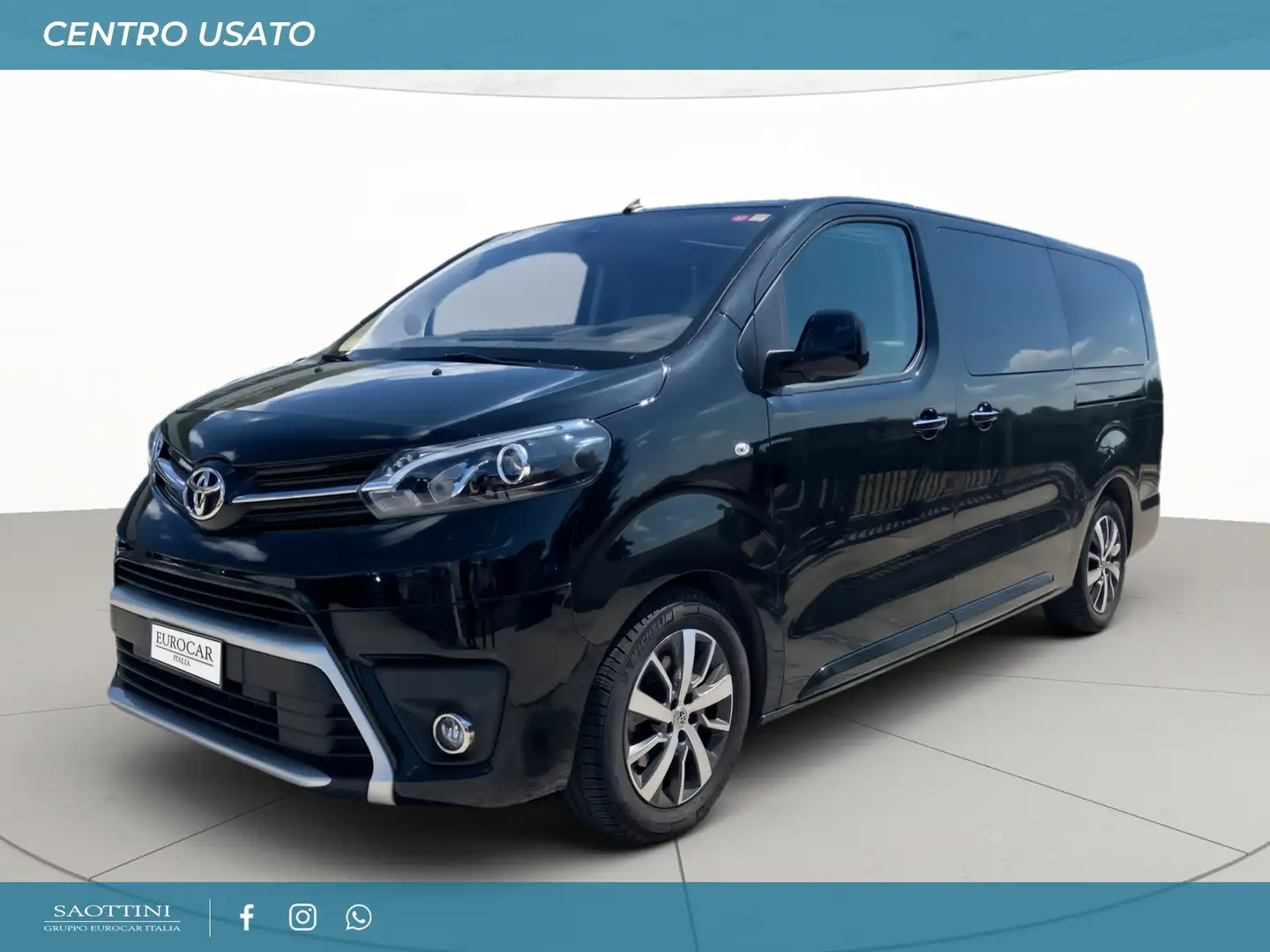Toyota Proace 2.0d 180cv s&s l2 luxury 5p 8p.ti auto e6d Noir - 1
