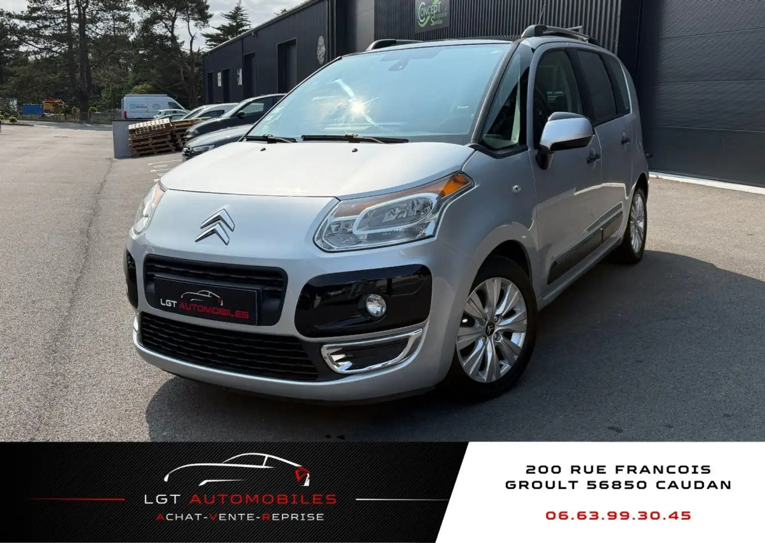 Citroen C3 Citroën II 1.6 HDi90 FAP Exclusive Gris - 1