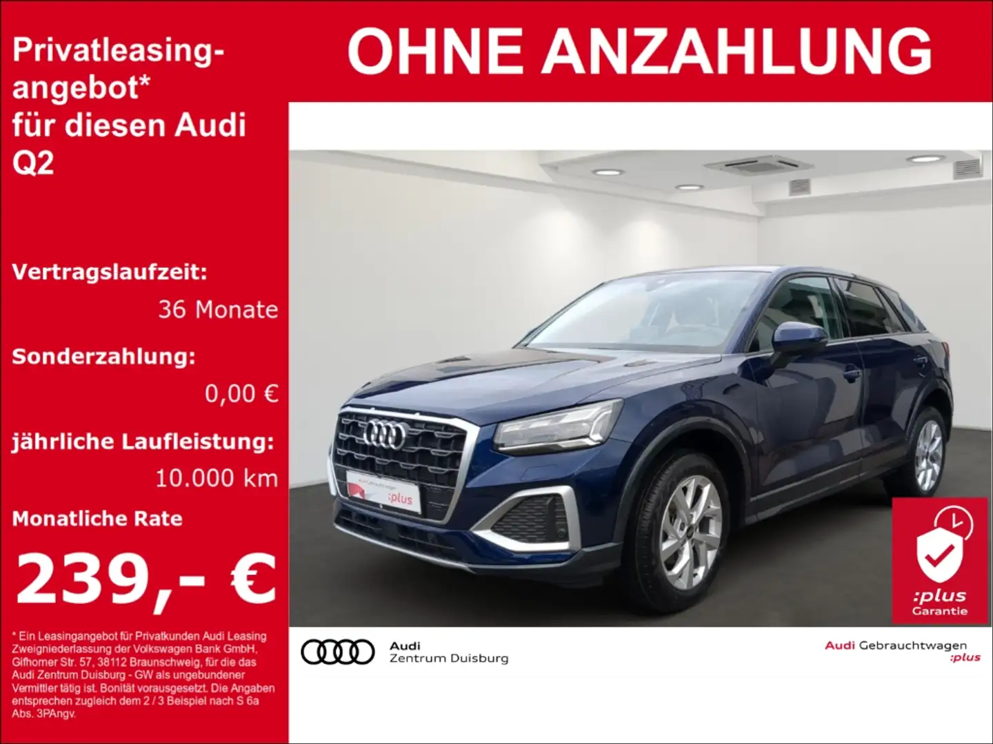 Audi Q2 35 TFSI advanced Azul - 1