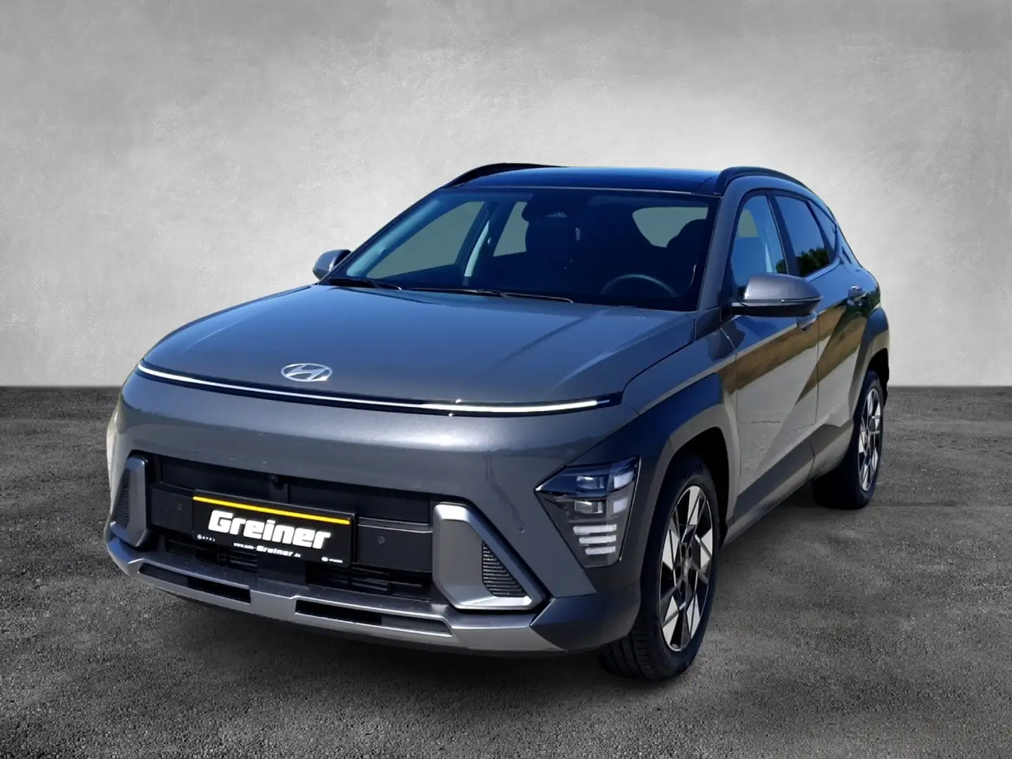 Hyundai KONA 1.6 T-GDI PRIME NEUES MODELL|SCHIEBEDACH Grau - 2