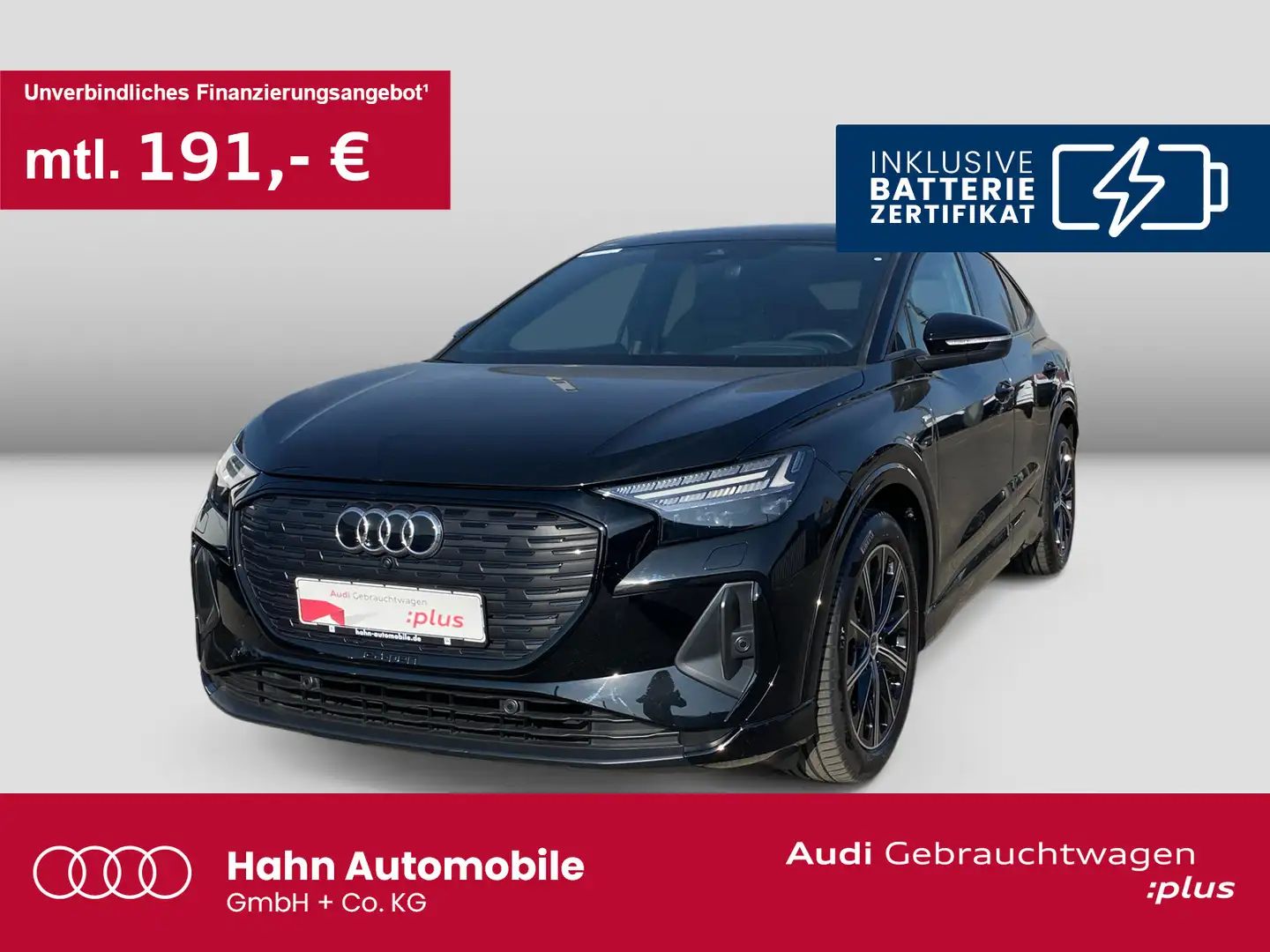 Audi Q4 e-tron Q4 Sportback 35 e-tron S-Trc Virtual Matrix CAM Zwart - 1