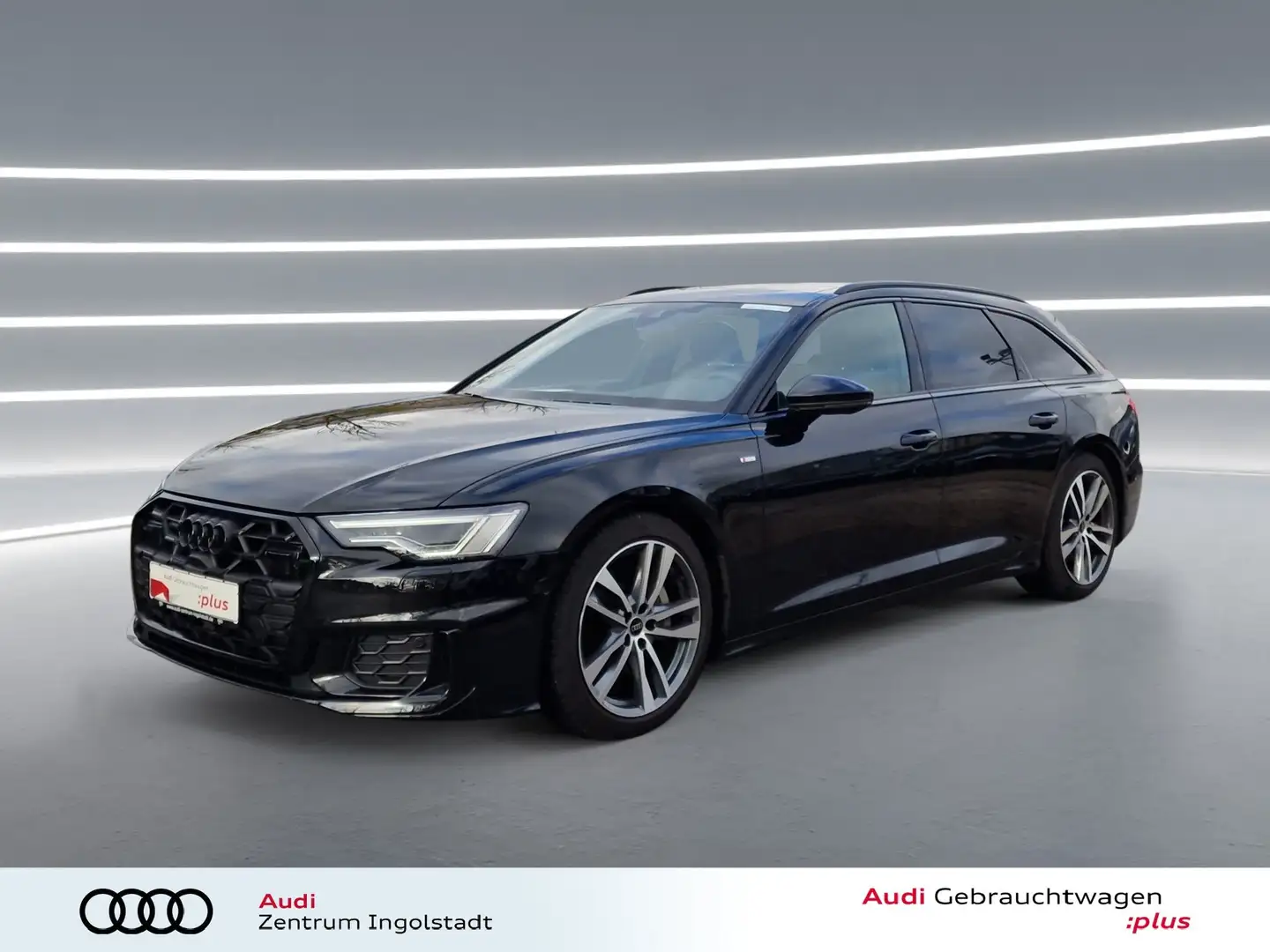 Audi A6 Avant 45 TDI qu S line MATRIX AHK PANO KAM. Schwarz - 2