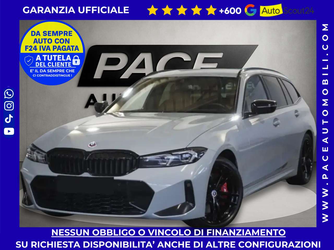 BMW 320 i FRENI MSPORT M SPORT M-SPORT BLACK PACK F1 19"