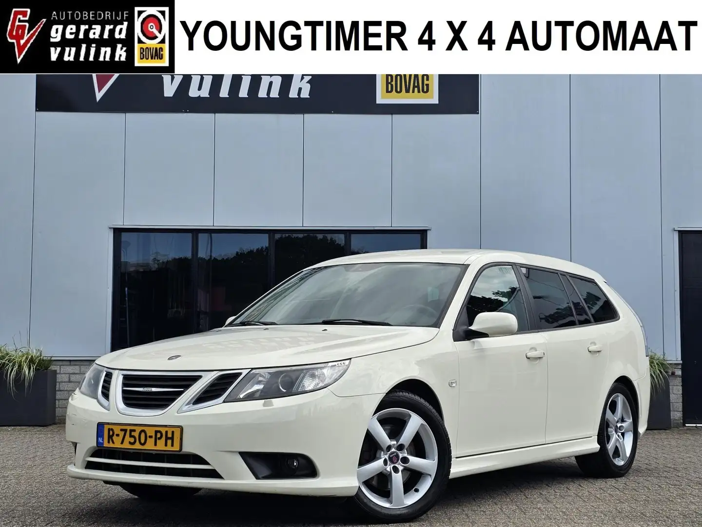 Saab 9-3 Sport Estate 2.0 T 210PK Aero XWD 4x4! Blanc - 1