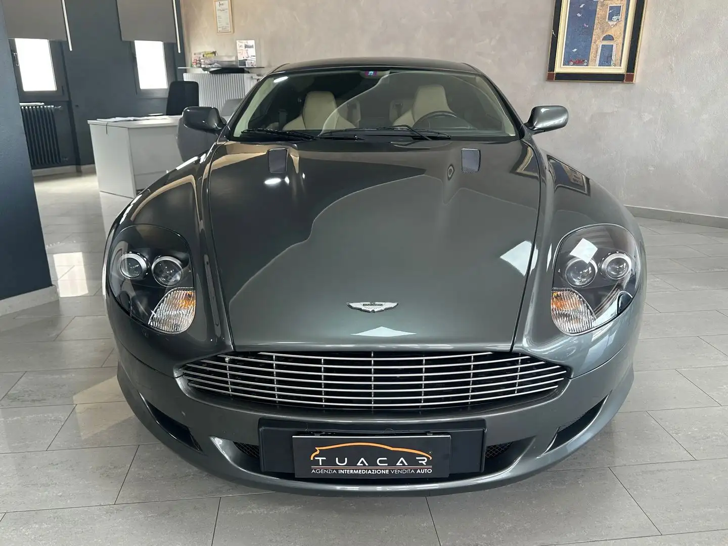 Aston Martin DB9 Luxury 5.9 V12 TARGA ORO Grigio - 2