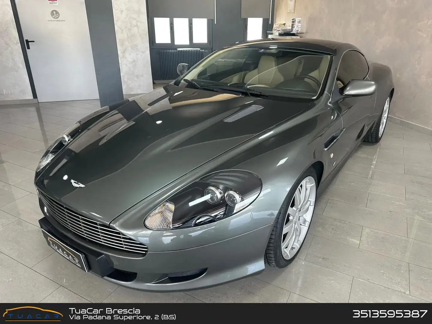 Aston Martin DB9 Luxury 5.9 V12 TARGA ORO Grigio - 1