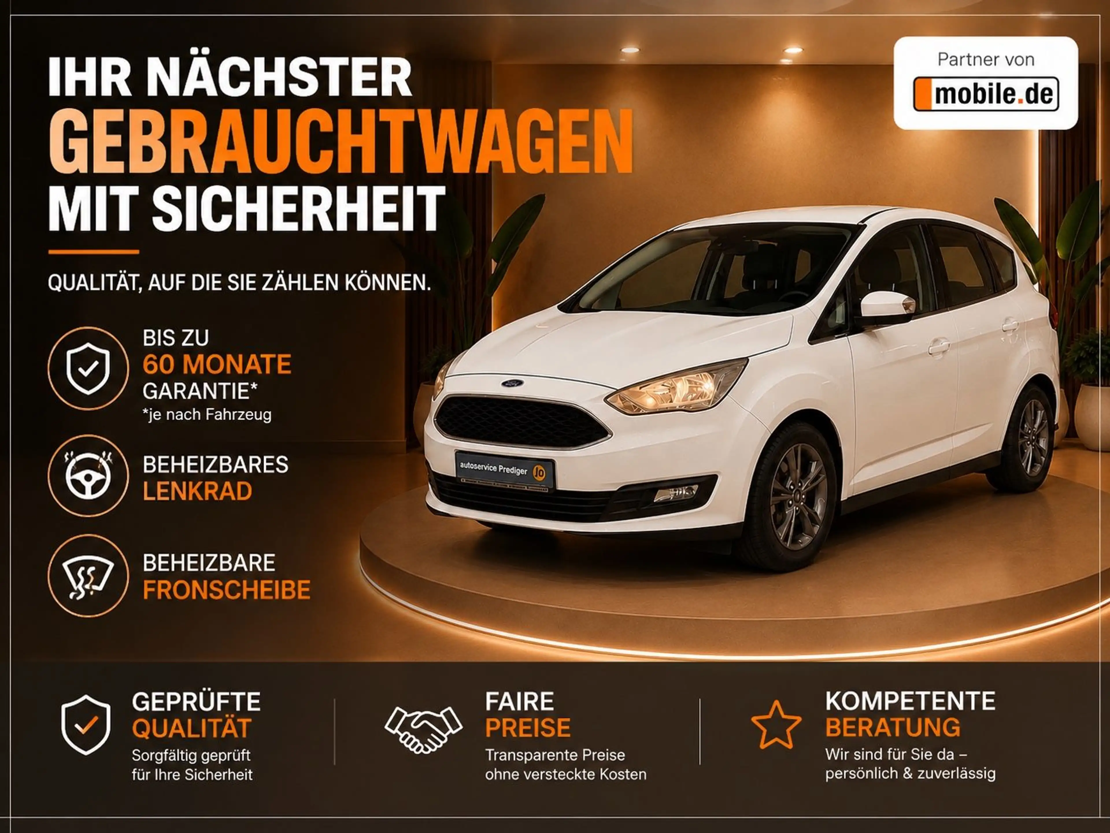 Ford C-Max *Lenkrad/Frontscheibenheizung*PDC*