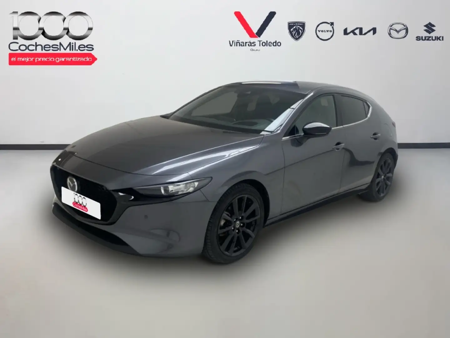 Mazda 3 2.0 e-Skyactiv-G Homura Aut. 90kW Grijs - 1