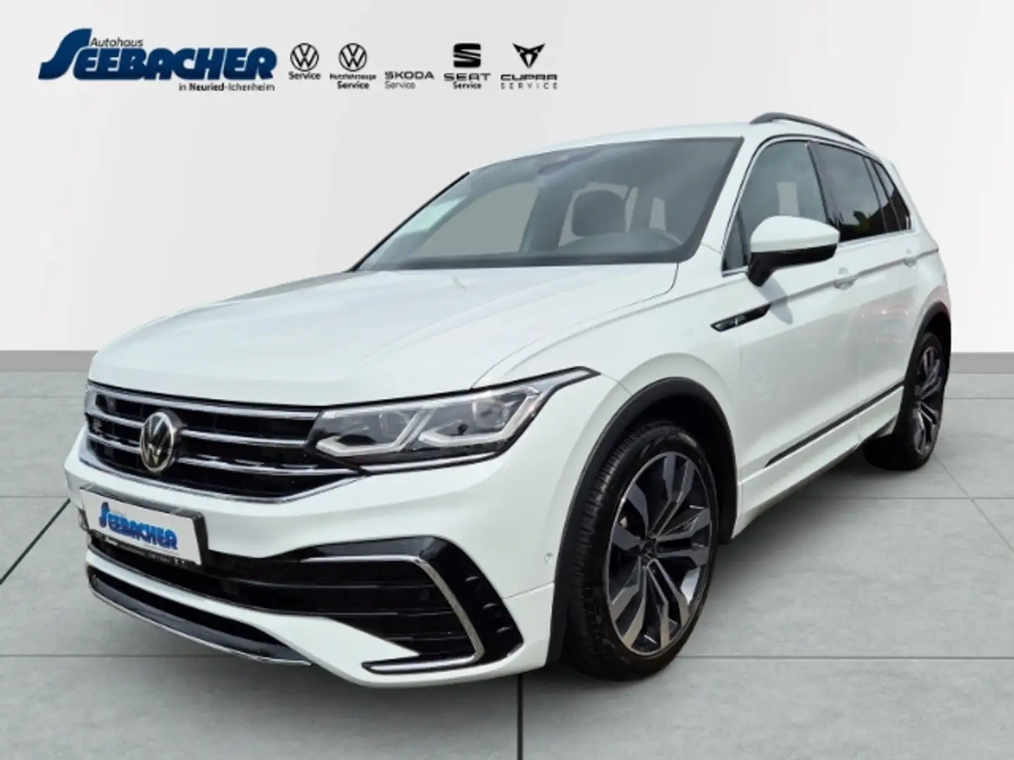 Volkswagen Tiguan *R-Line* 2,0 TDi DSG 4MOTION *LED*Navi*AHK*EasyOpe Blanc - 1