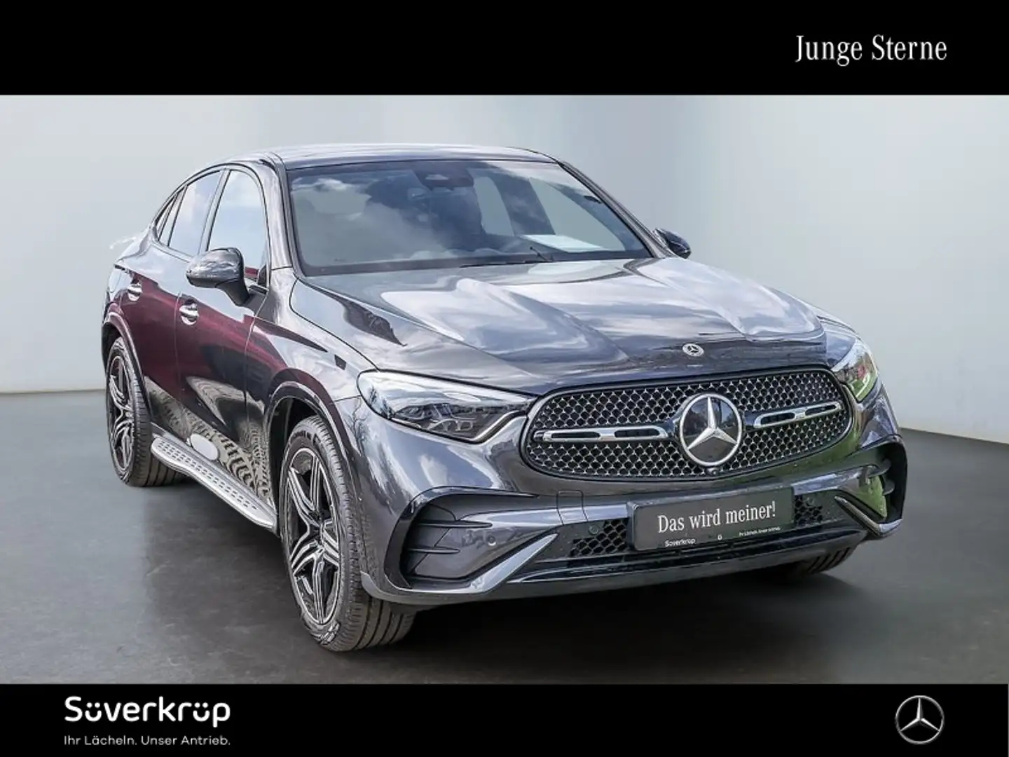 Mercedes-Benz GLC 300 d 4M Coupé , BURM AMG NIGHT DISTR SPUR Grau - 2