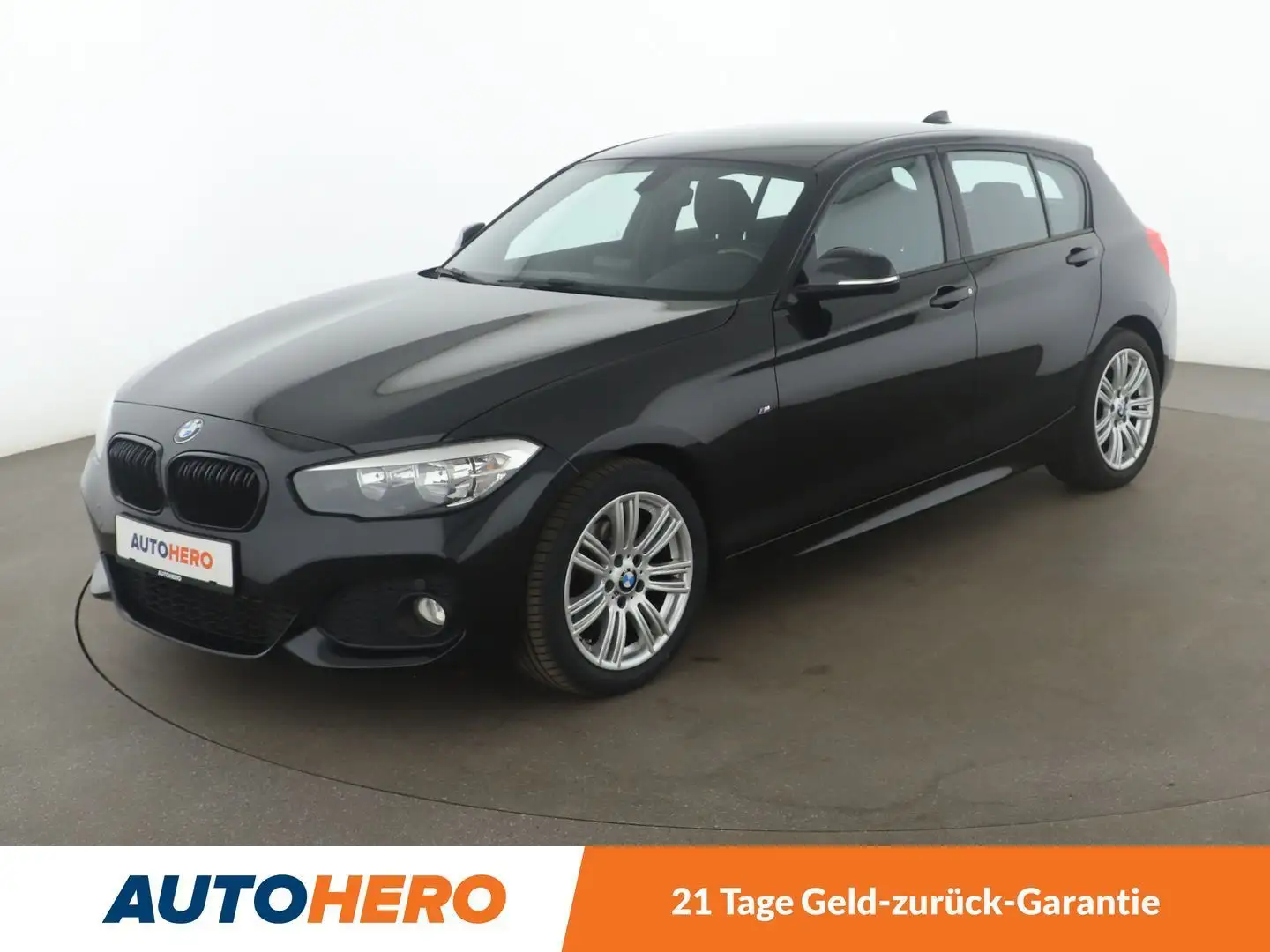 BMW 116 116d M Sport Aut.*NAVI*TEMPO*PDC*SHZ*LIM* Noir - 1