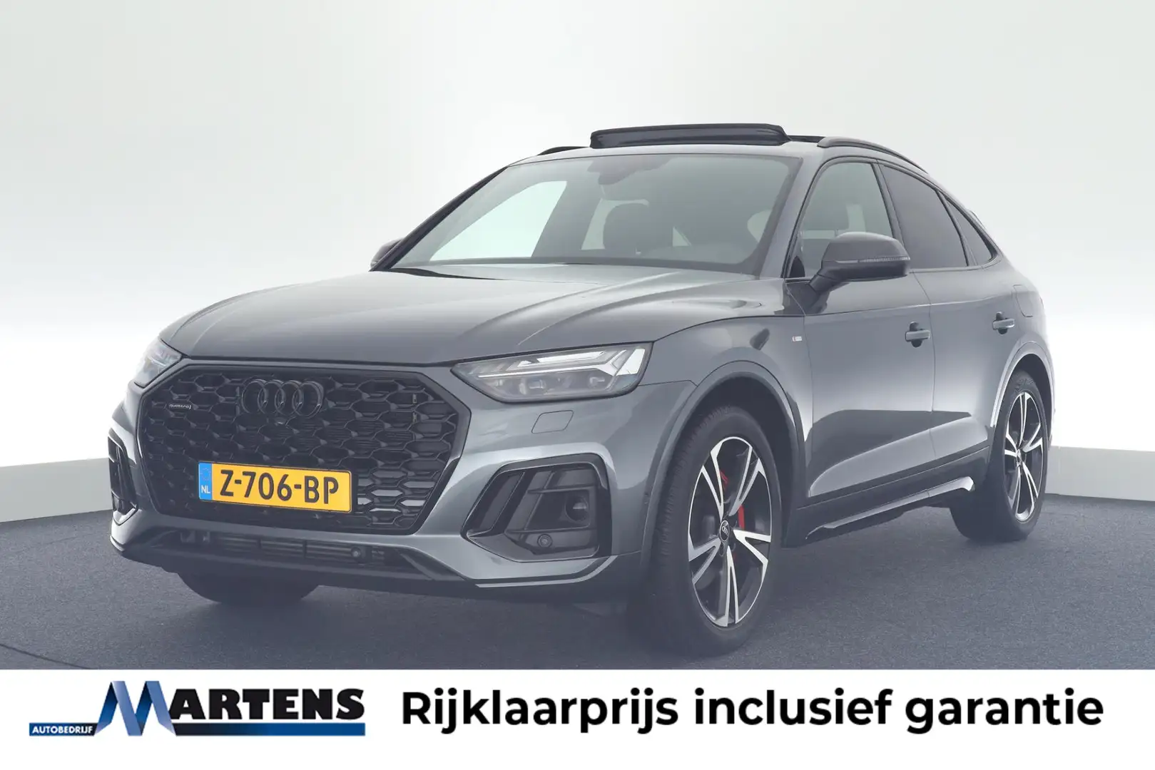 Audi Q5 Sportback 50 TFSI e 299pk 2x S-Line Black Edition Grijs - 1